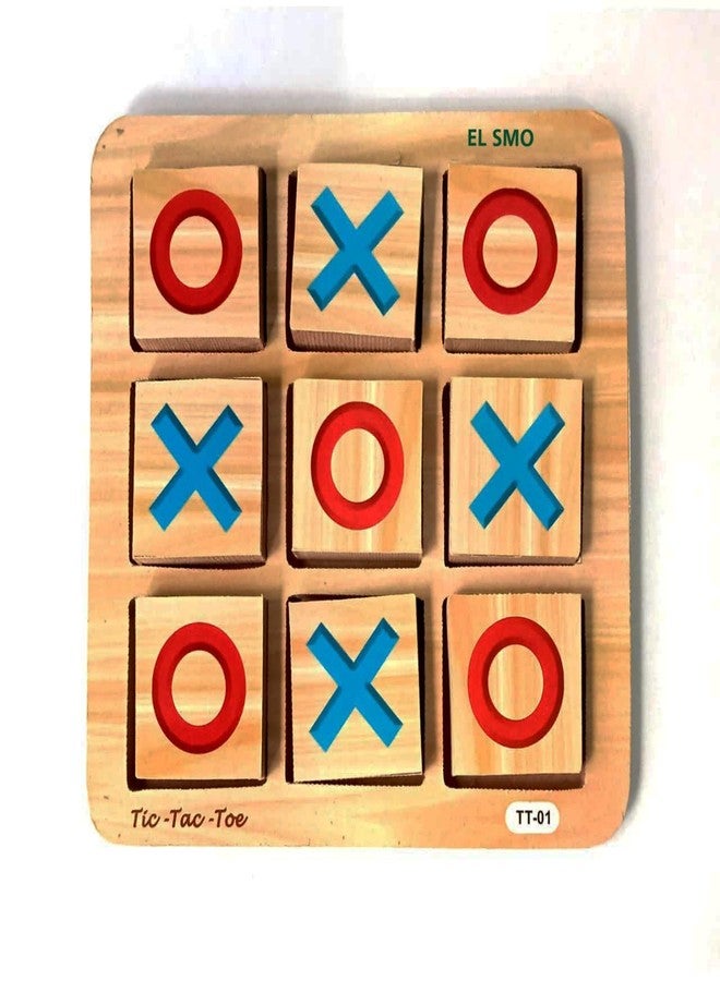 EL SMO Wooden Tic Tac Toe, Tangram and Maze Ball Puzzle Game, Indoor Brain Teaser for Kids and Adults - Image 3